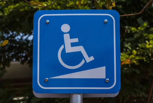 The Disabled parking sign on a white background.