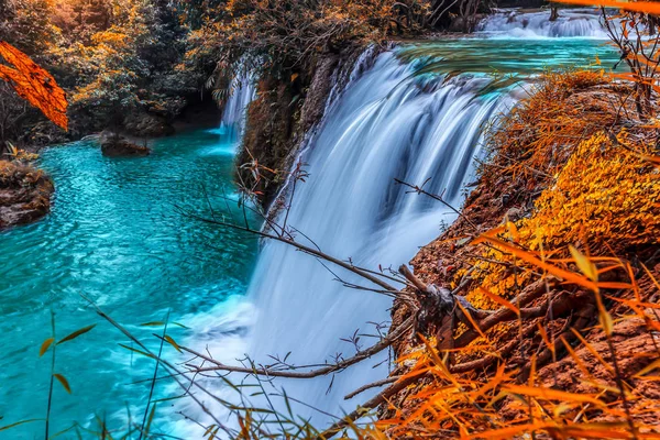 Lor Wasserfall Wunderschöner Natur Umphang Nationalpark Thailand — Stockfoto