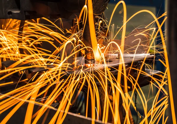 Industrial welding spot nut automotive — Stock Photo, Image