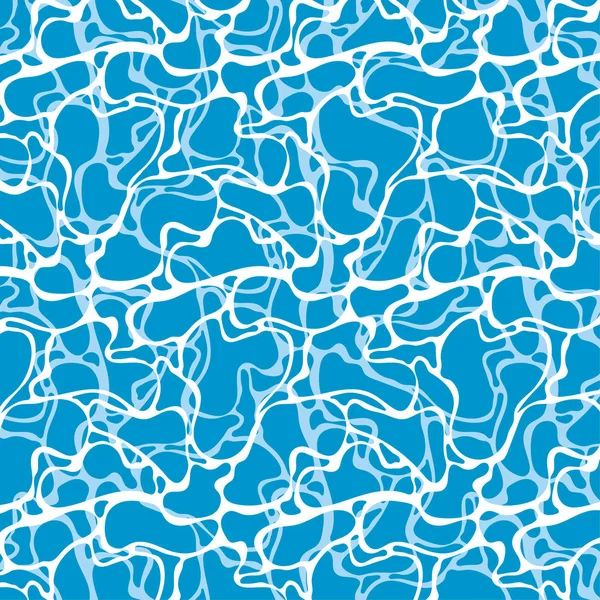 Textura Fondo Superficie Agua Azul Ondas Superficie Del Mar Turbulento — Archivo Imágenes Vectoriales