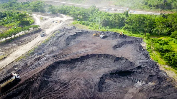 Fotos Aéreas Minería Del Carbón — Foto de Stock