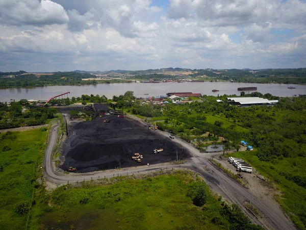 Fotos Aéreas Minería Del Carbón — Foto de Stock