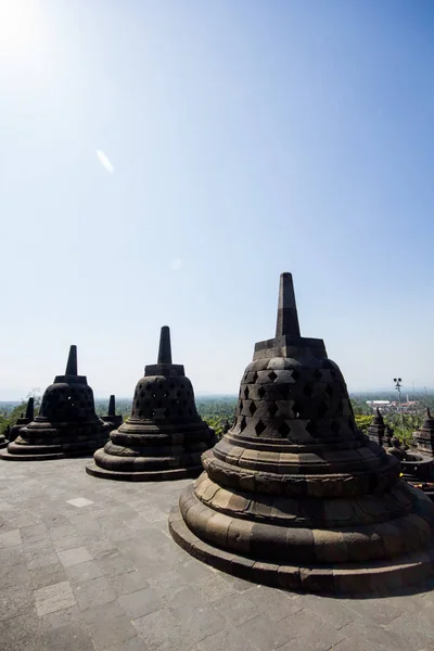 Indonésie Java Chrám Borobudur — Stock fotografie