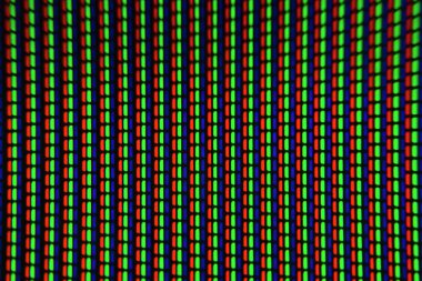 TV piksel portre. Makro ekran pikseli.