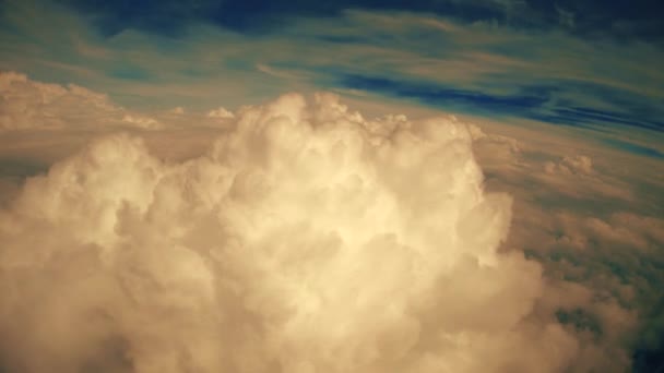 Around the Golden cloud — Stock Video
