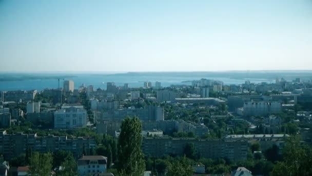 Panorama orașului Saratov — Videoclip de stoc