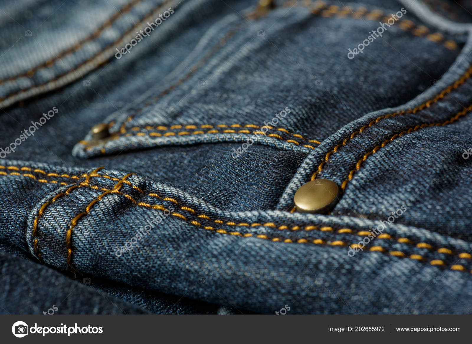 stitches and rivets denim