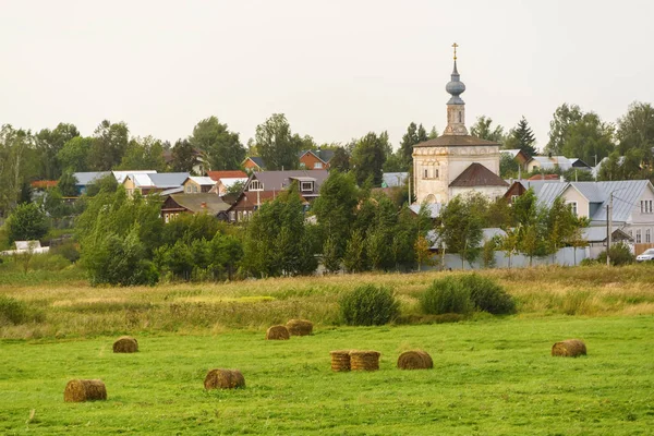 Starożytny Kościół Suzdal Złotego Pierścienia Rosji Zabytki Architektura Rosji — Zdjęcie stockowe