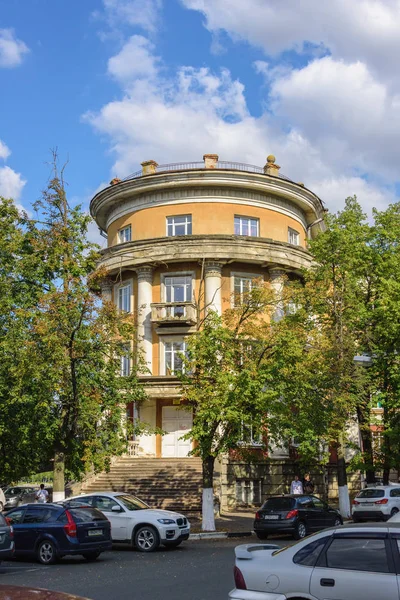 Rusia Región Tver Agosto 2018 Vista Calle Con Edificios Antiguos —  Fotos de Stock