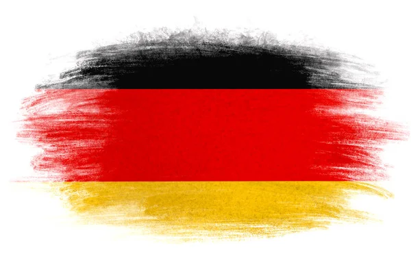 Germany Flag Grunge Style German Flag Grunge Texture National Symbol — Stock Photo, Image