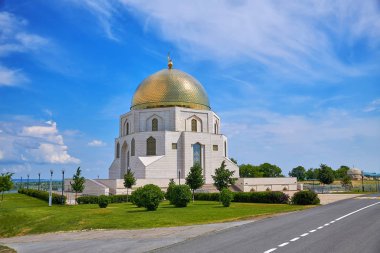 Kazan yakınlarındaki Bulgar tarihi ve arkeolojik anıtındaki camii.