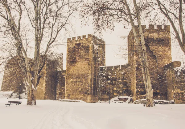 Ortaçağ Kalesi ve savunma duvar, Smederevo, Sırbistan