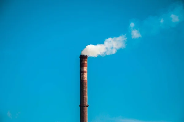 Schoorsteen Van Ijzeren Ijzer Staalindustrie — Stockfoto