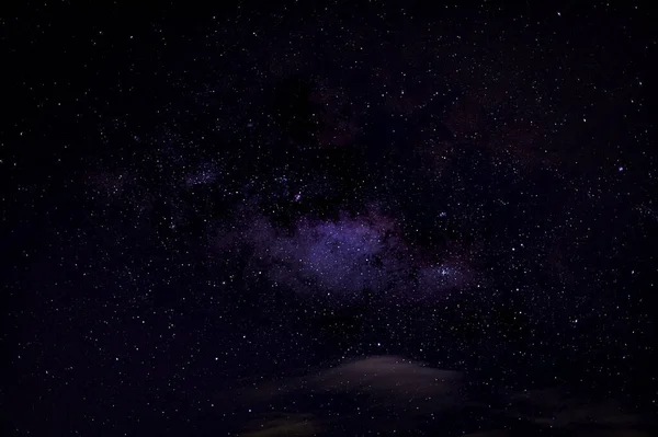 Voie Lactée Les Étoiles Nuit — Photo
