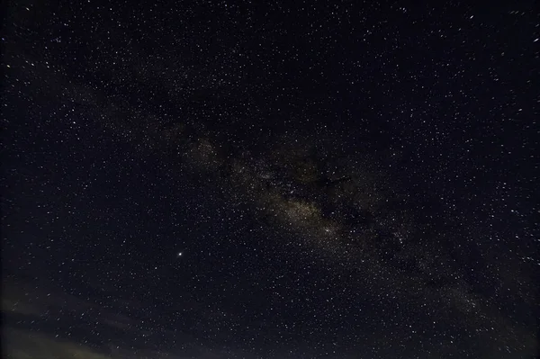 Vía Láctea Las Estrellas Por Noche —  Fotos de Stock