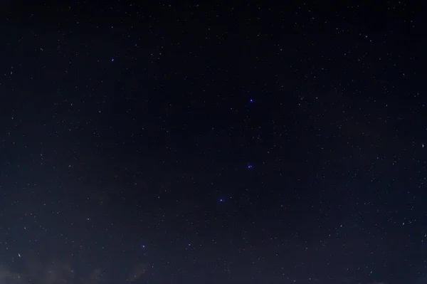 Himmel Och Moln Och Stjärnor Natten — Stockfoto