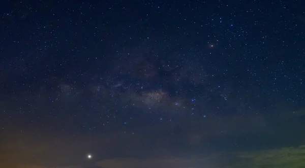 Ουρανό Αστέρια Νύχτα Γαλακτώδη Τρόπο — Φωτογραφία Αρχείου