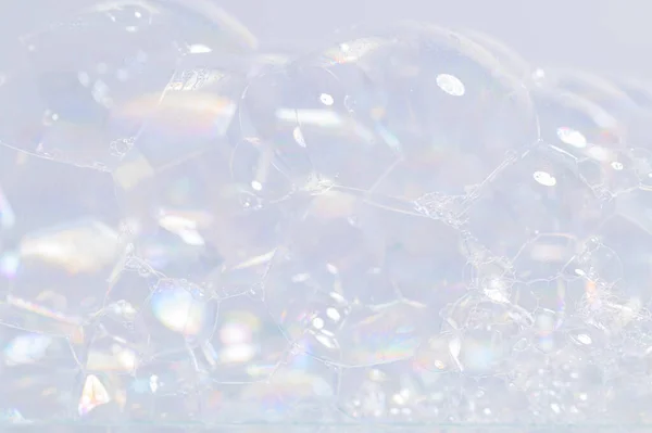 Bubbles in the white background