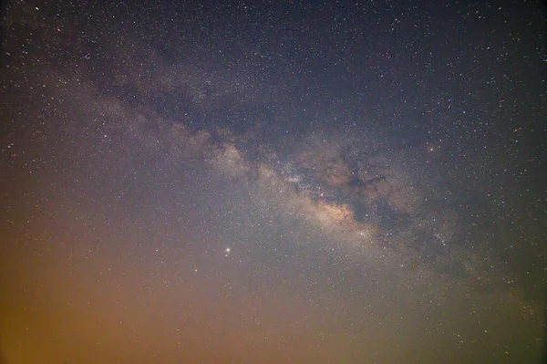 Небо Задньому Плані Зірки Вночі Чумацькому Шляху — стокове фото