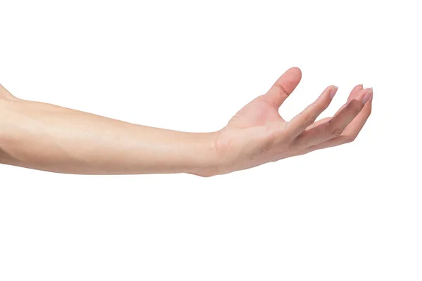 El hareketleri beyaz arkaplanda