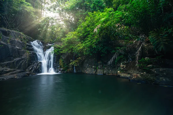 Florestas Paisagens Naturais Cachoeiras Khlong Pla Kang — Fotografia de Stock