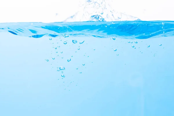 Superficie Del Agua Burbujas Agua Azul —  Fotos de Stock