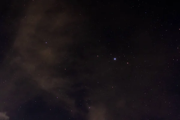 Cielo Las Nubes Las Estrellas Por Noche —  Fotos de Stock