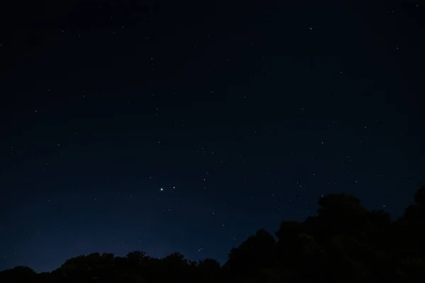 Melkachtige Manier Achtergrond Hemel Nachts — Stockfoto