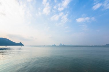 Deniz ve doğa manzarası