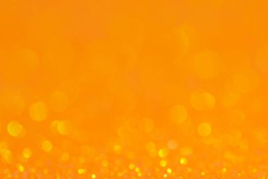 Soyut Bokeh Çemberi Turuncu Arkaplan
