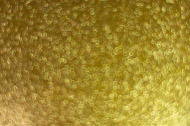 Soyut Bokeh Çemberi Sarı Arkaplan