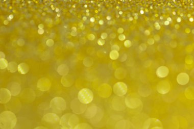 Soyut Bokeh Çemberi Sarı Arkaplan