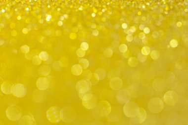 Soyut Bokeh Çemberi Sarı Arkaplan