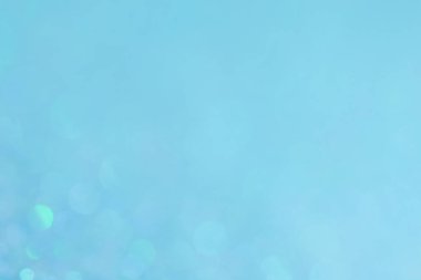 Soyut Bokeh Çemberi Mavi Arkaplan