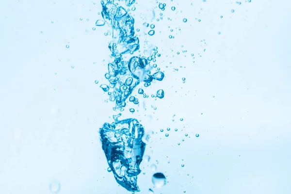 Burbujas Fondo Agua Azul — Foto de Stock