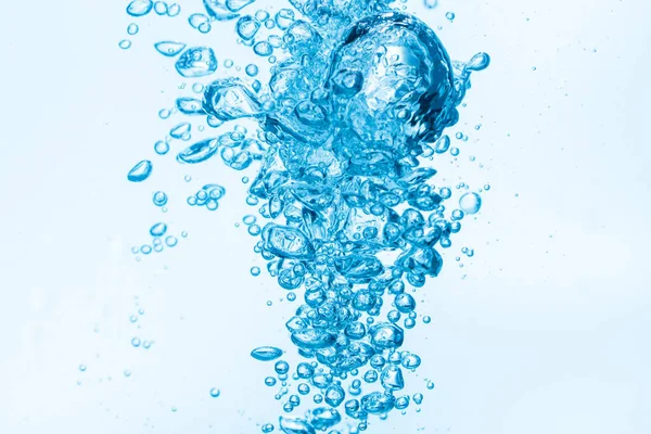 Бульбашки Фоні Блакитної Води — стокове фото