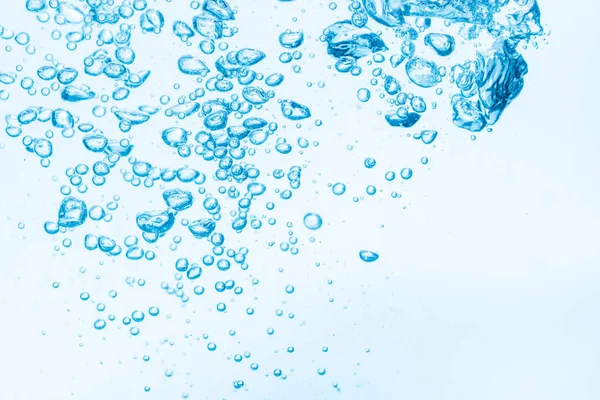 Bubliny Modré Vodě Pozadí — Stock fotografie