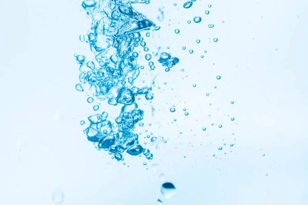 Bubbels Blauw Water Achtergrond — Stockfoto