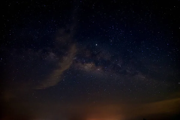 Млечный Путь Звездная Галактика Небо Ночь Назад — стоковое фото