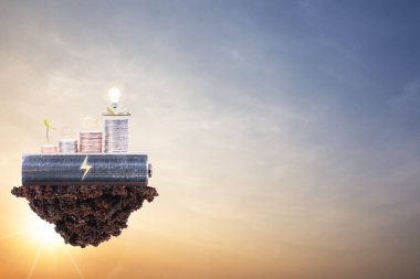 Pil Enerjisi Tasarruf İşi Güç tasarrufu Para 