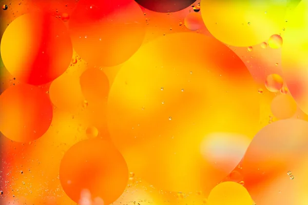 Circle Oil Water Abstract Colorful Macro Background — Stock Photo, Image