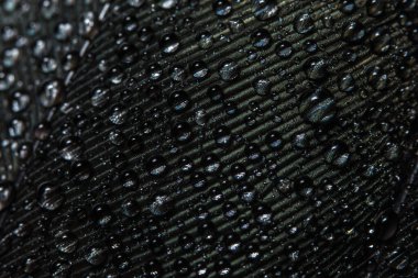 Arka plan makro suyu tüylere düşer