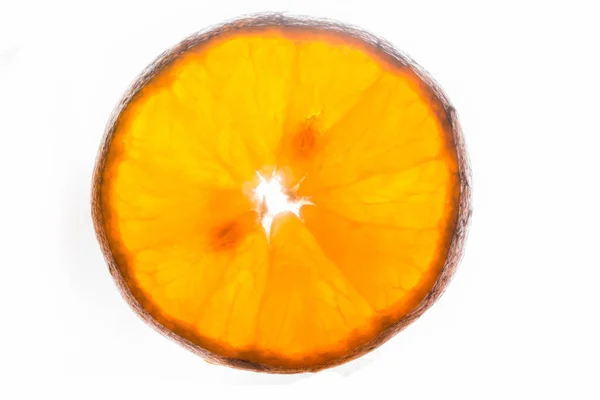 Fondo Fruta Naranja Blanco — Foto de Stock