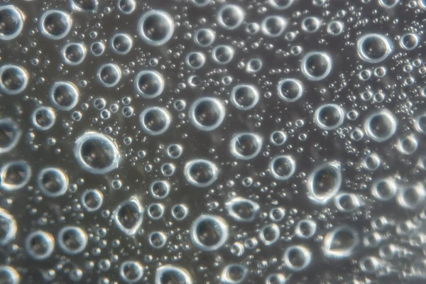 マクロ背景 ガラスに水滴 — ストック写真