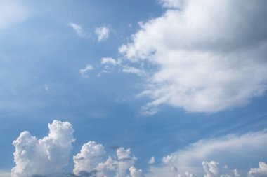 Gökteki Bulutların Düşük Açı Görünümü