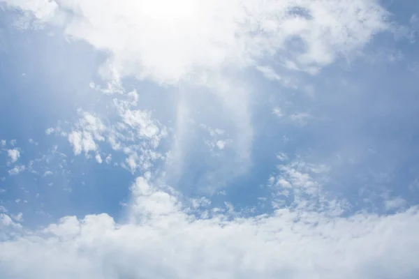 Vue Bas Angle Des Nuages Dans Ciel — Photo