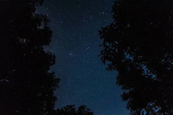 Sky Bakgrund Och Stjärnor Natten Milkyway — Stockfoto