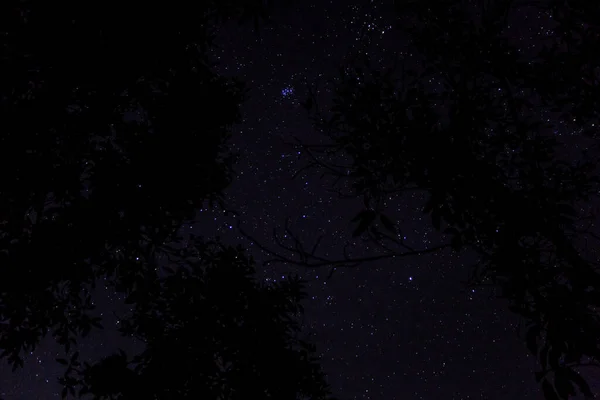 Sky Bakgrund Och Stjärnor Natten — Stockfoto
