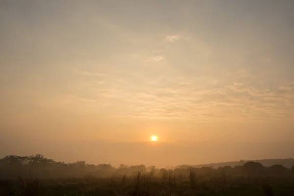 Céu Luz Sol Pela Manhã — Fotografia de Stock