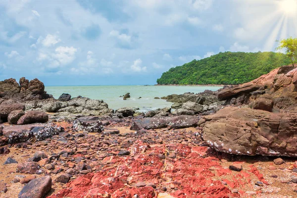 Paesaggio Naturale Riva Del Mare Rocce — Foto Stock